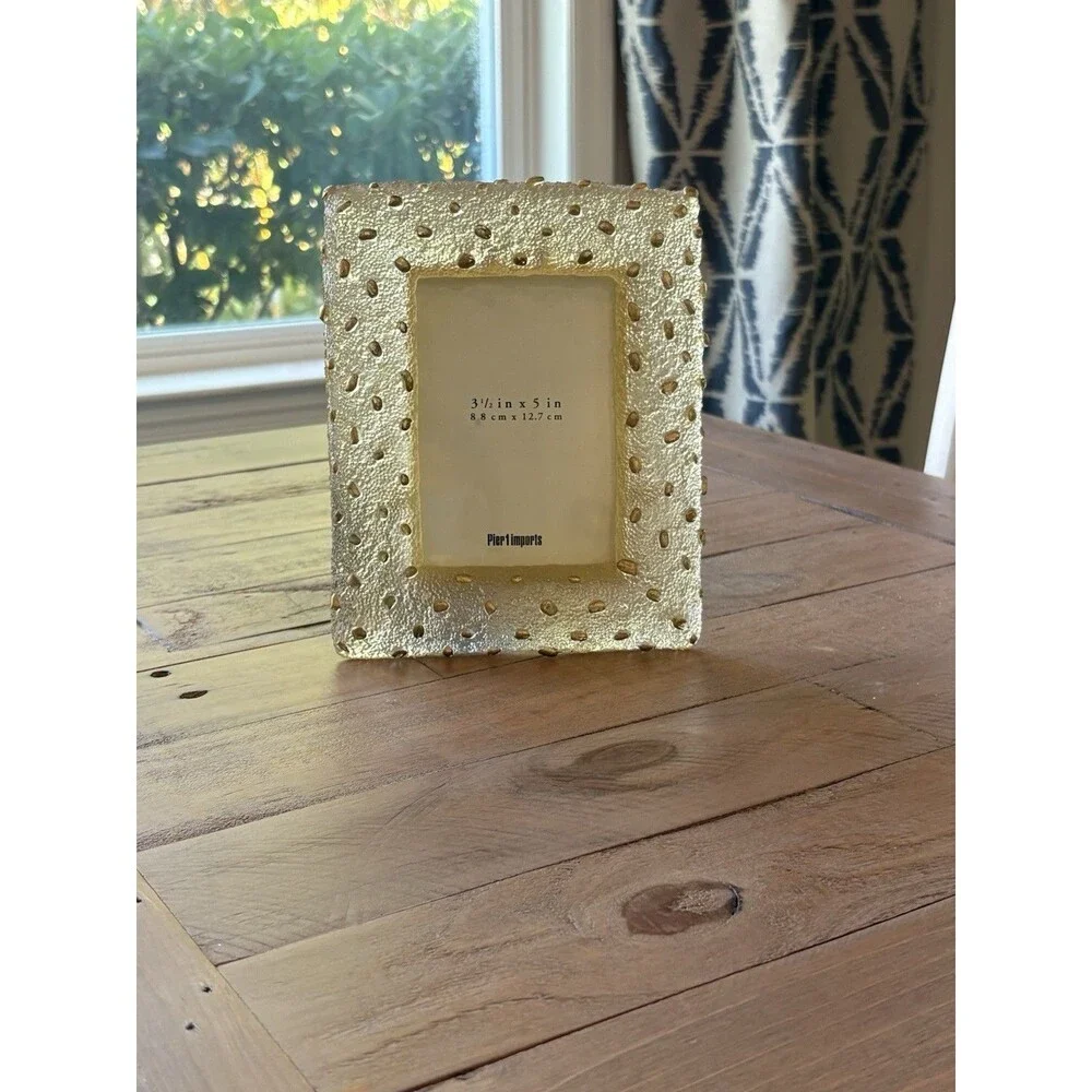 Pier 1 Picture Frame Holds 3.5X5 Inches Used